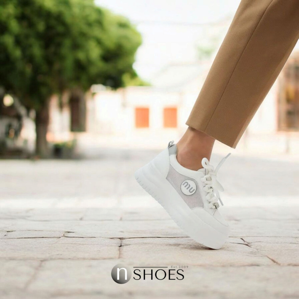 Женские кроссовки на высокой платформе Allsy модель 5862