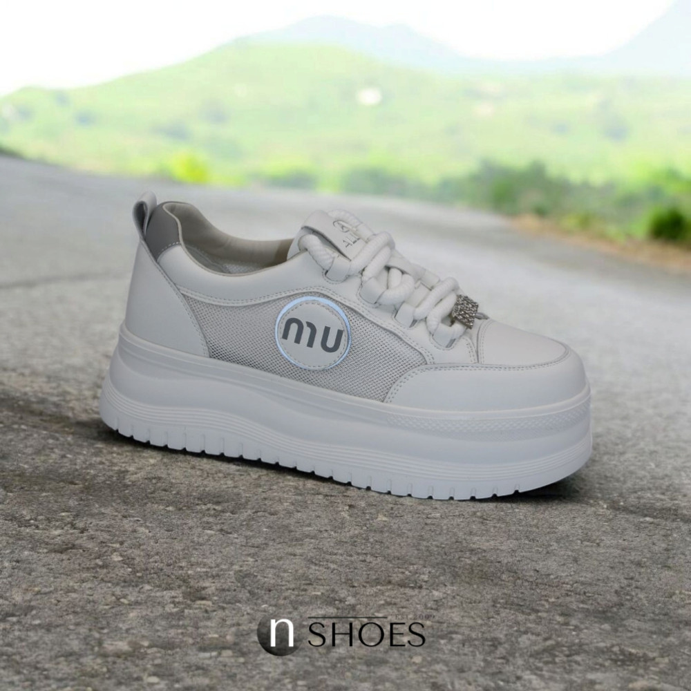 Женские кроссовки на высокой платформе Allsy модель 5862