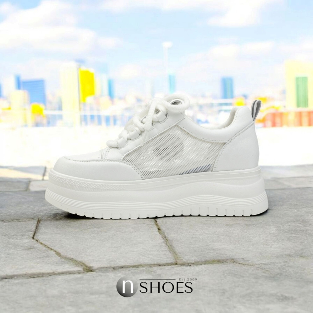 Женские кроссовки на высокой платформе Allsy модель 5862