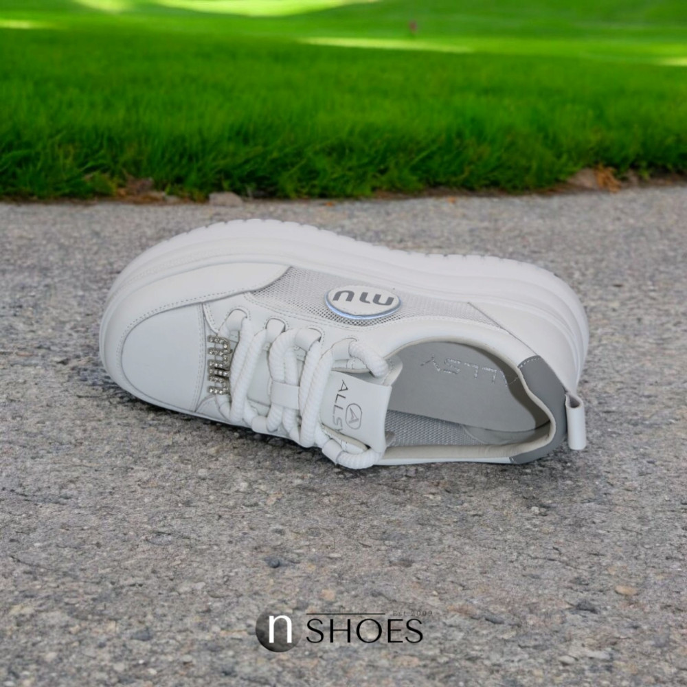 Женские кроссовки на высокой платформе Allsy модель 5862