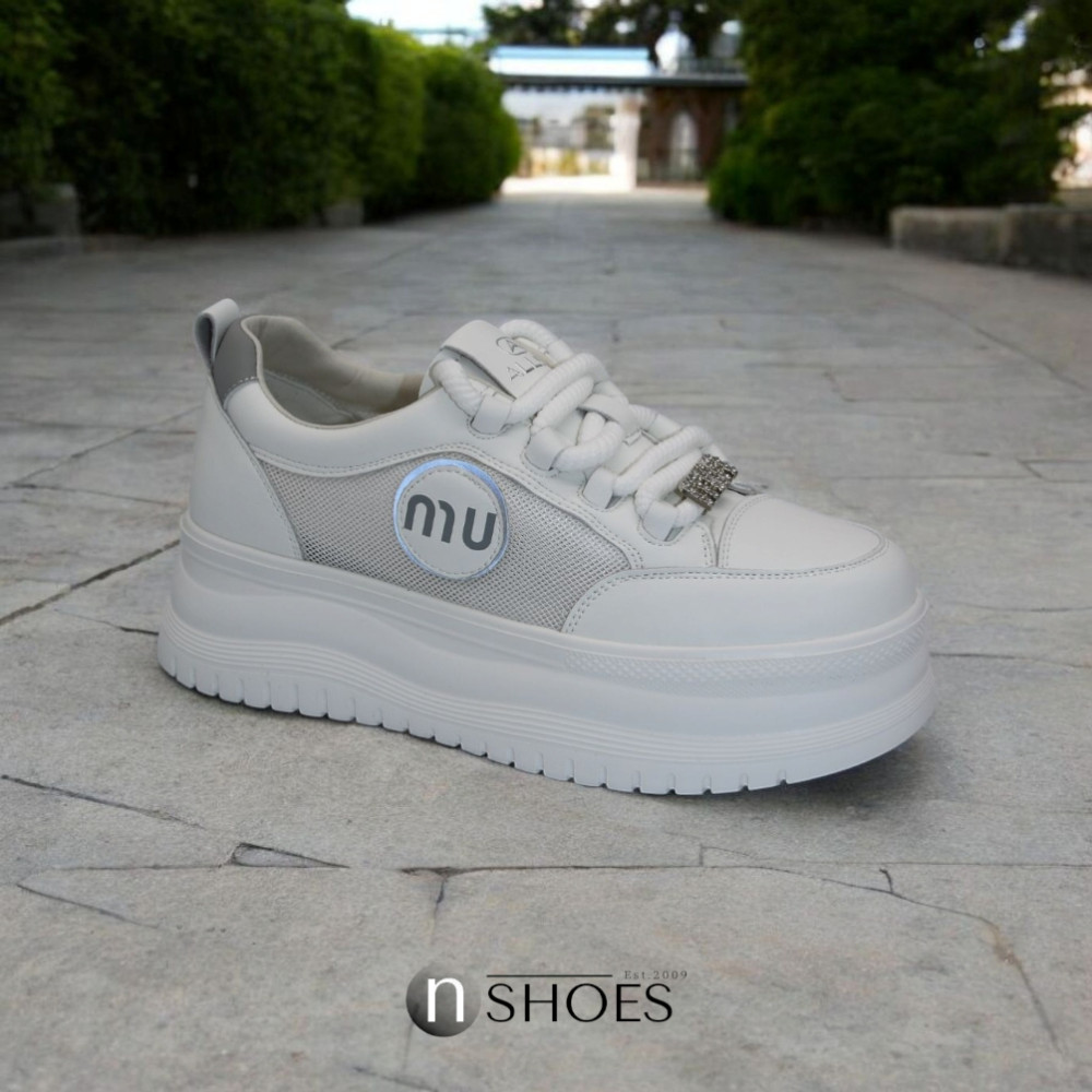 Женские кроссовки на высокой платформе Allsy модель 5862