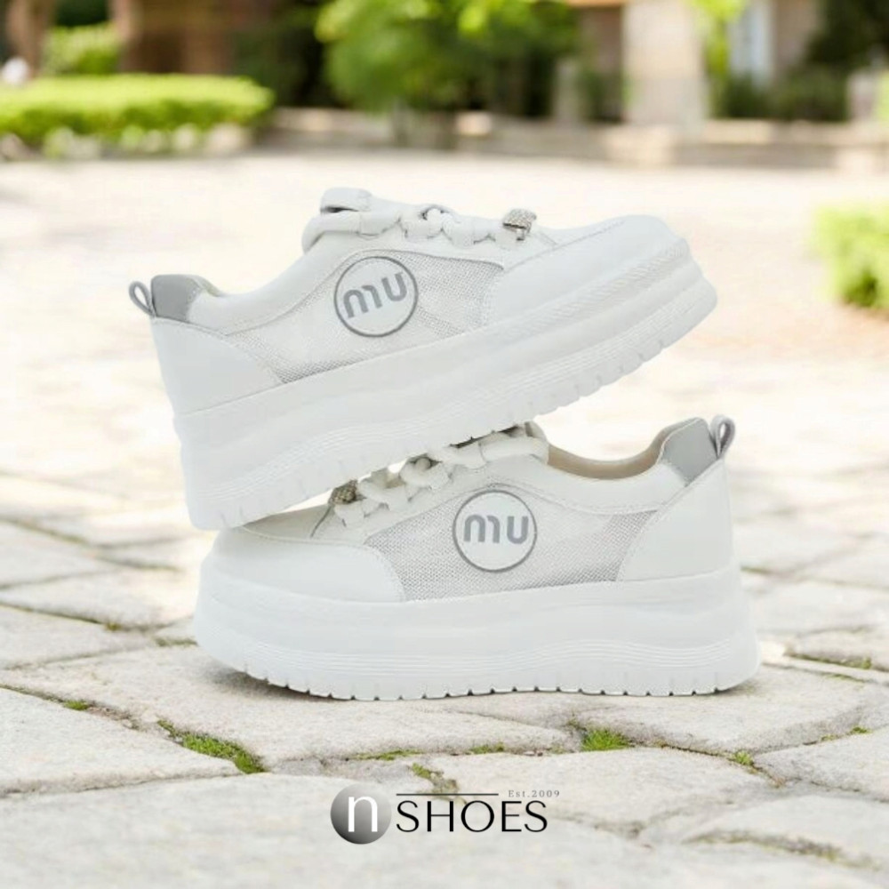 Женские кроссовки на высокой платформе Allsy модель 5862