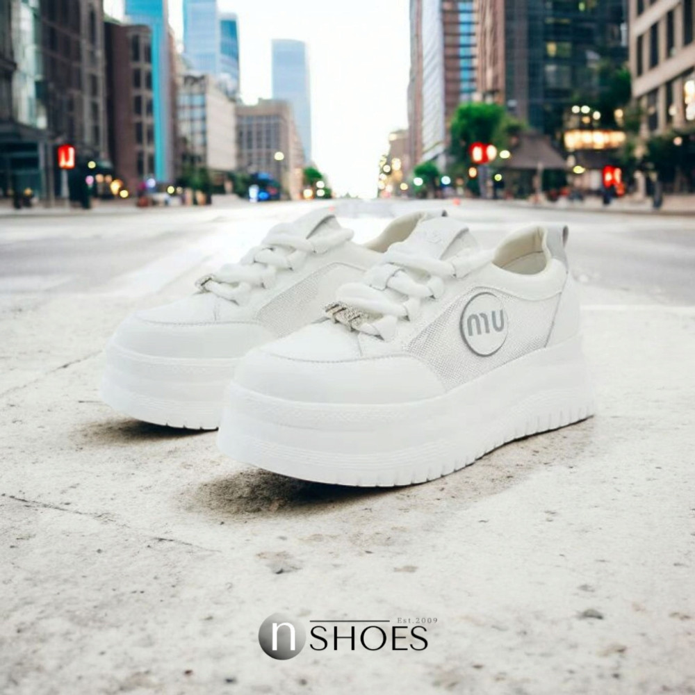 Женские кроссовки на высокой платформе Allsy модель 5862