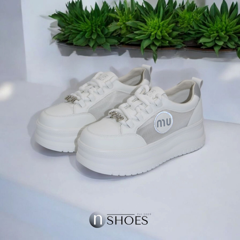 Женские кроссовки на высокой платформе Allsy модель 5862