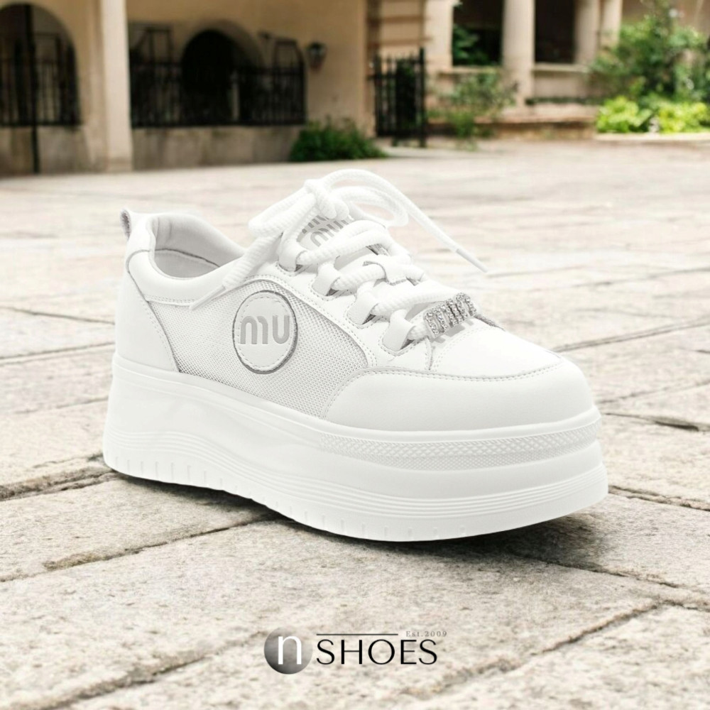 Женские кроссовки на высокой платформе Allsy модель 5862