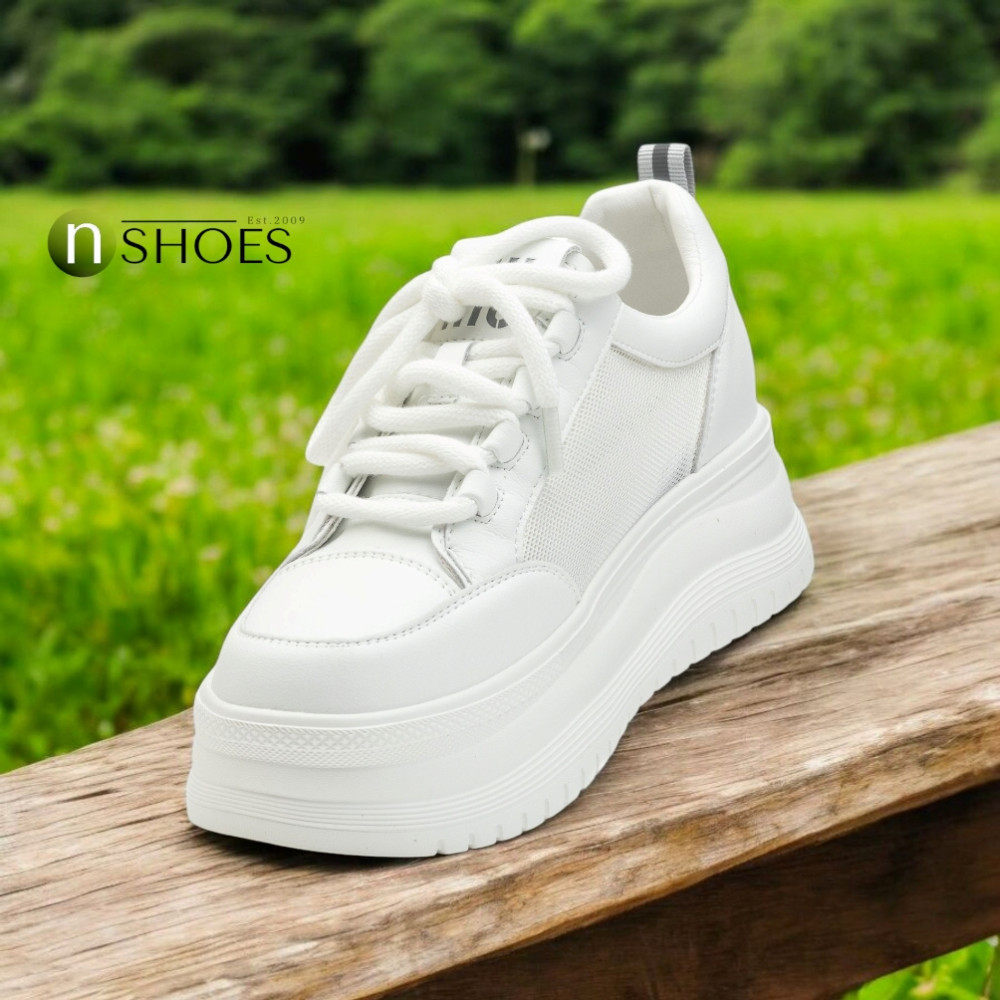 Женские кроссовки на высокой платформе Allsy модель 5862