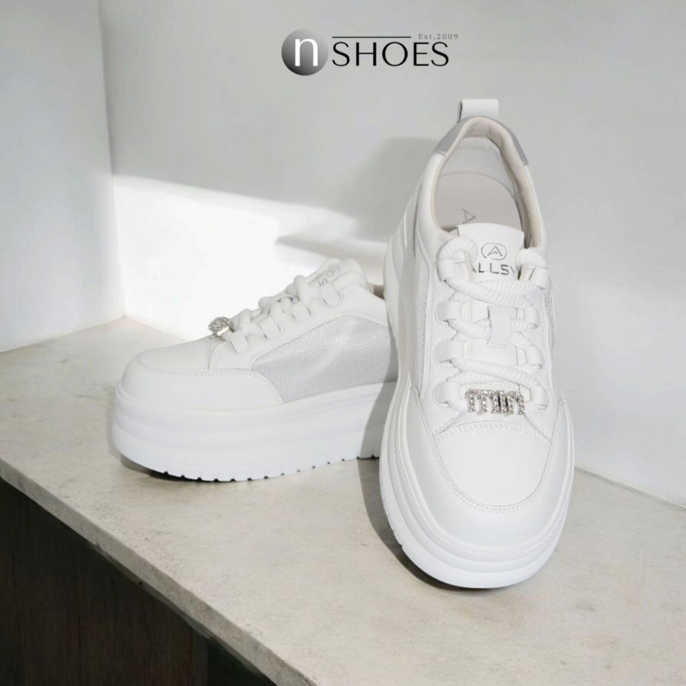 Женские кроссовки на высокой платформе Allsy модель 5862