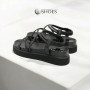 Women's platform sandals Allsy Arvonne Black model 5867