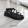 Women's platform sandals Allsy Arvonne Black model 5867