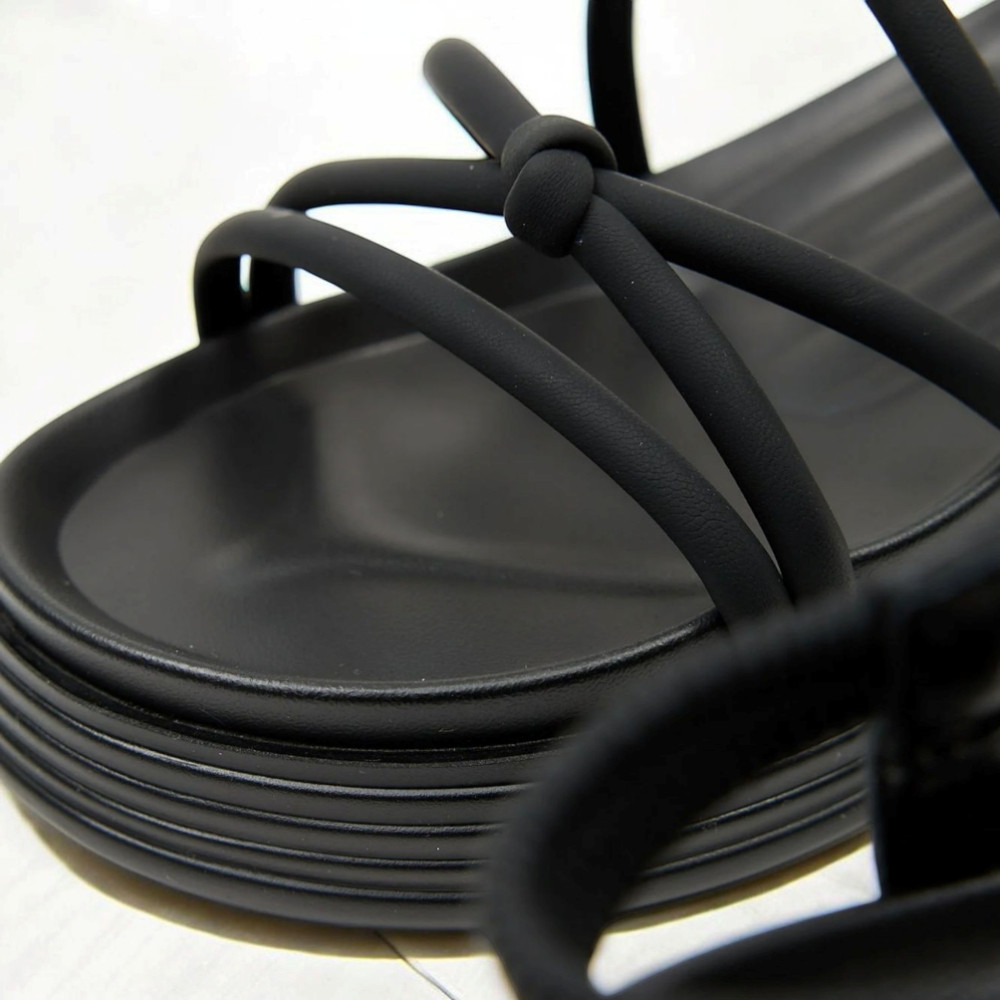 Women's platform sandals Allsy Arvonne Black model 5867