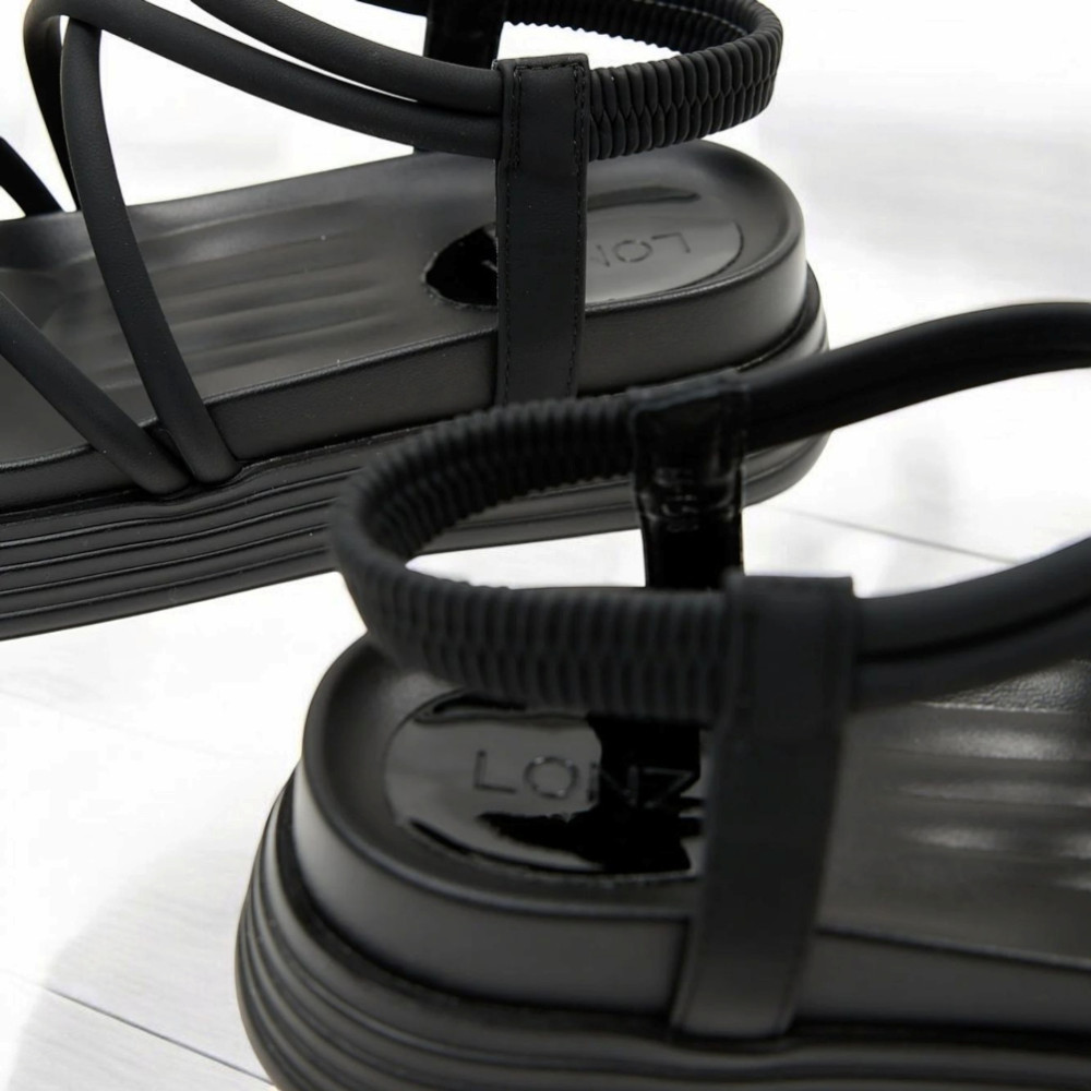 Women's platform sandals Allsy Arvonne Black model 5867