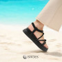 Women's platform sandals Allsy Arvonne Black model 5867