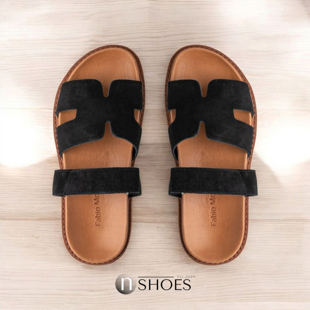 Женские замшевые шлепанцы Fabio Monelli модель 5868