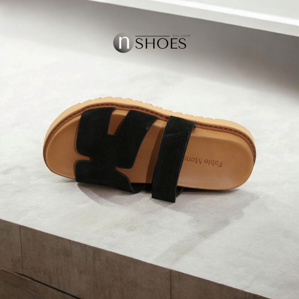 Женские замшевые шлепанцы Fabio Monelli модель 5868