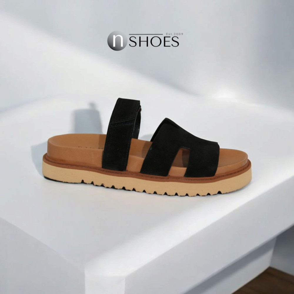 Женские замшевые шлепанцы Fabio Monelli модель 5868