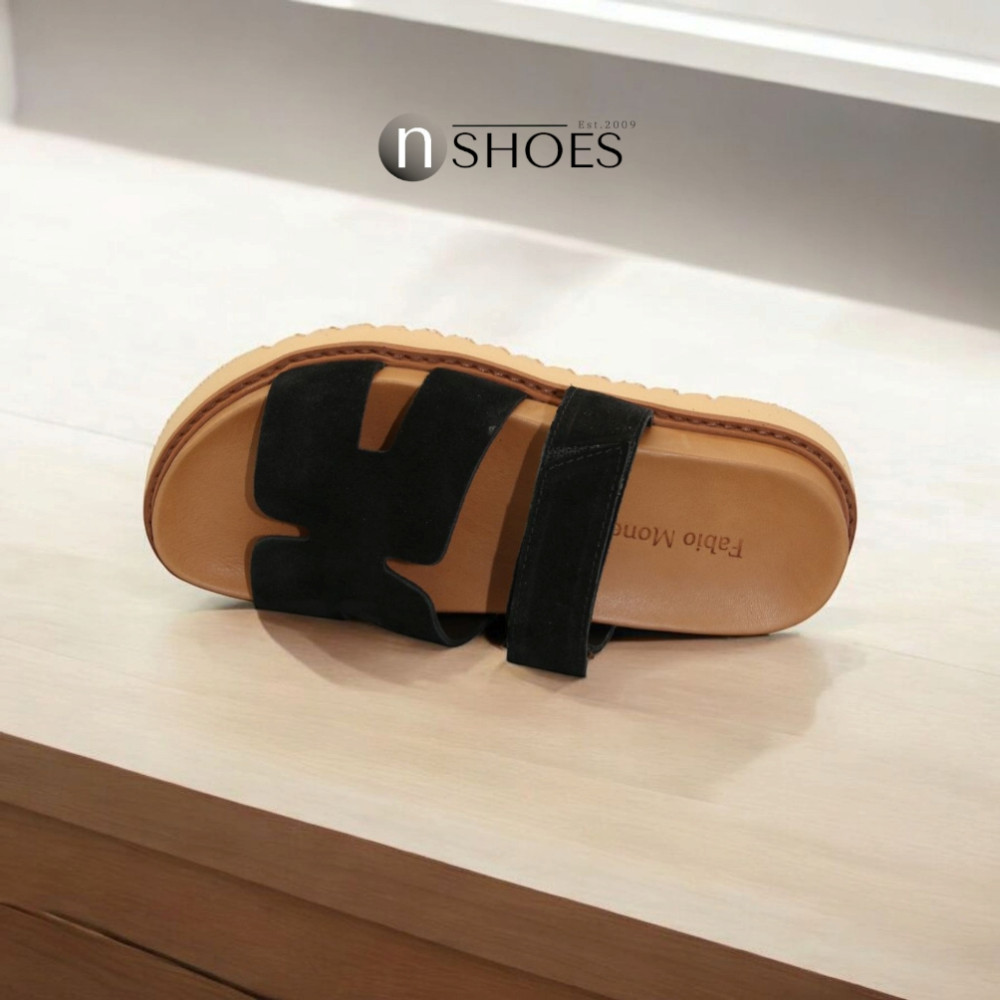 Женские замшевые шлепанцы Fabio Monelli модель 5868