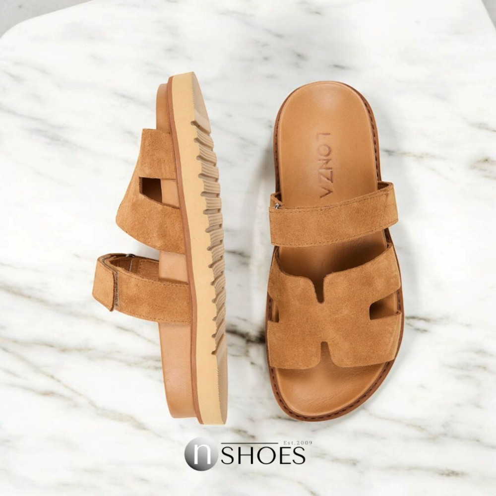 Женские коричневые замшевые шлепанцы Fabio Monelli Selina Brown модель 5869