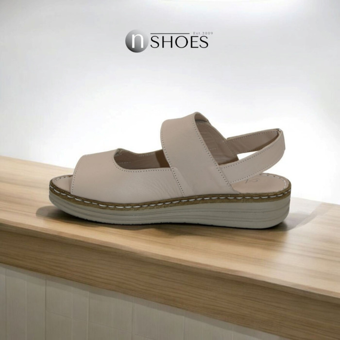 Women's beige sandals Anna Lucci model 5883