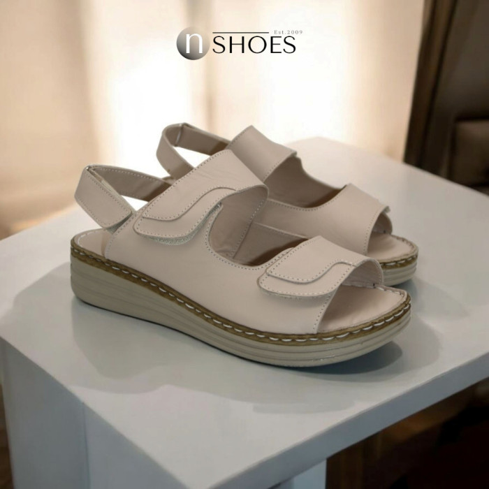 Women's beige sandals Anna Lucci model 5883