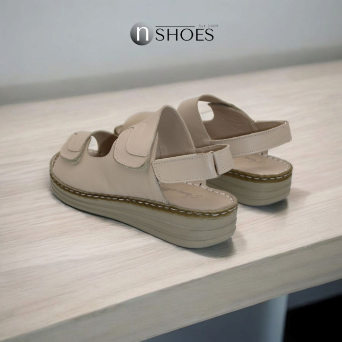 Women's beige sandals Anna Lucci model 5883