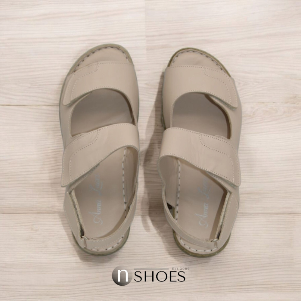 Женские бежевые босоножки Anna Lucci модель 5883