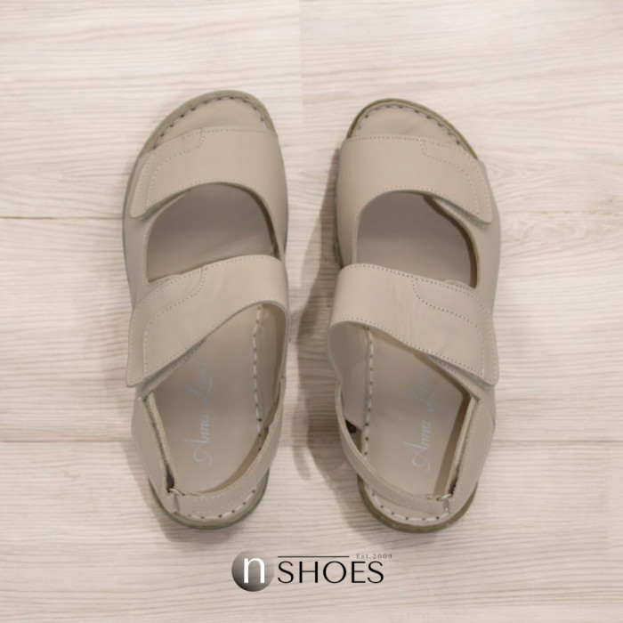 Women's beige sandals Anna Lucci model 5883