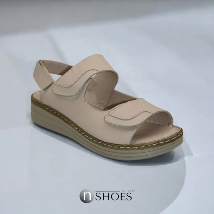 Women's beige sandals Anna Lucci model 5883