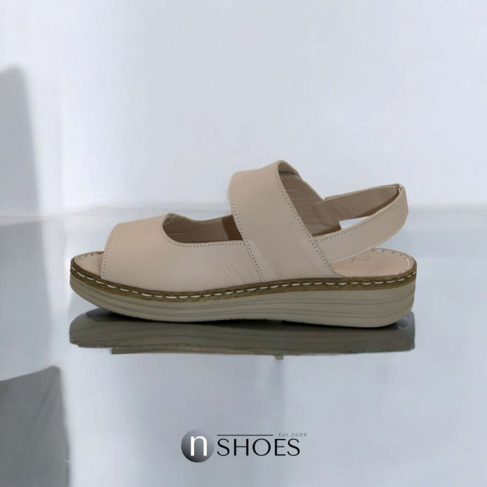 Women's beige sandals Anna Lucci model 5883