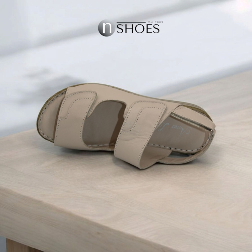 Женские бежевые босоножки Anna Lucci модель 5883