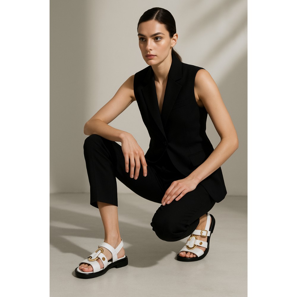 Жіночі туфлі Lapia Trend (Туреччина) Beyaz Deri модель 5886