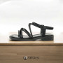 Women's Black Platform Strap Sandals Allsy Lonza Cleo Black Model 5887