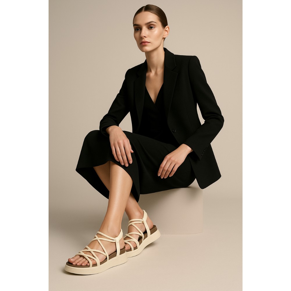 Women's high platform sandals Allsy model 5888