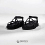 Women's Black High Platform Sandals Allsy Lonza Denali Black Model 5889