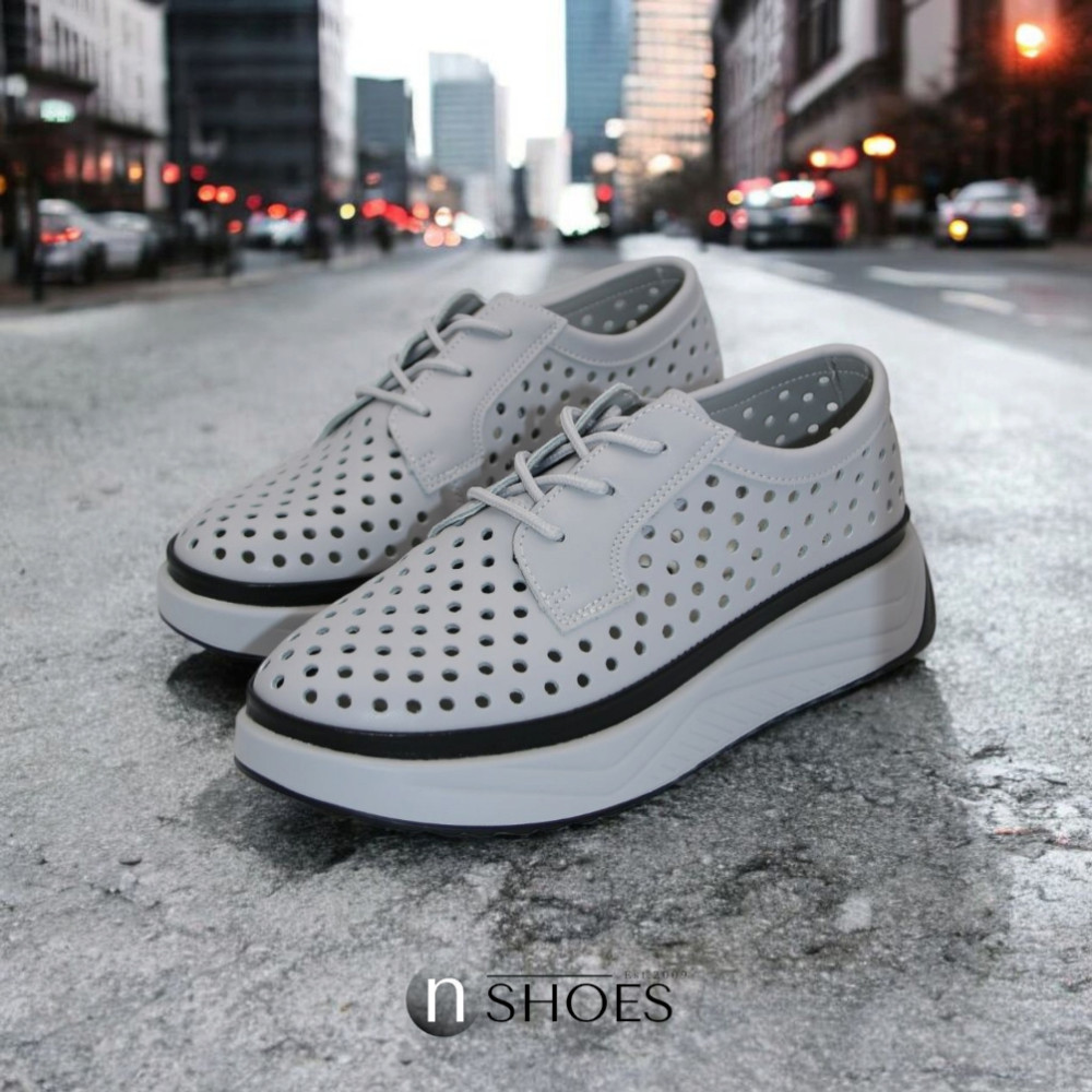 Жіночі мокасини на високій платформі Allsy модель 5892