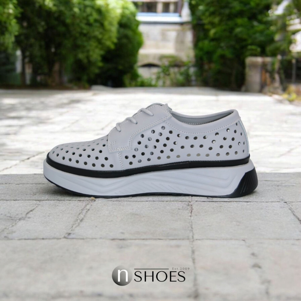 Жіночі мокасини на високій платформі Allsy модель 5892