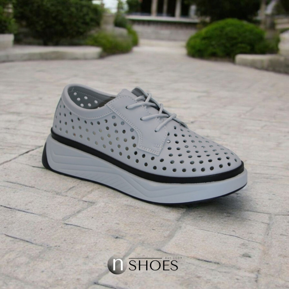 Жіночі мокасини на високій платформі Allsy модель 5892