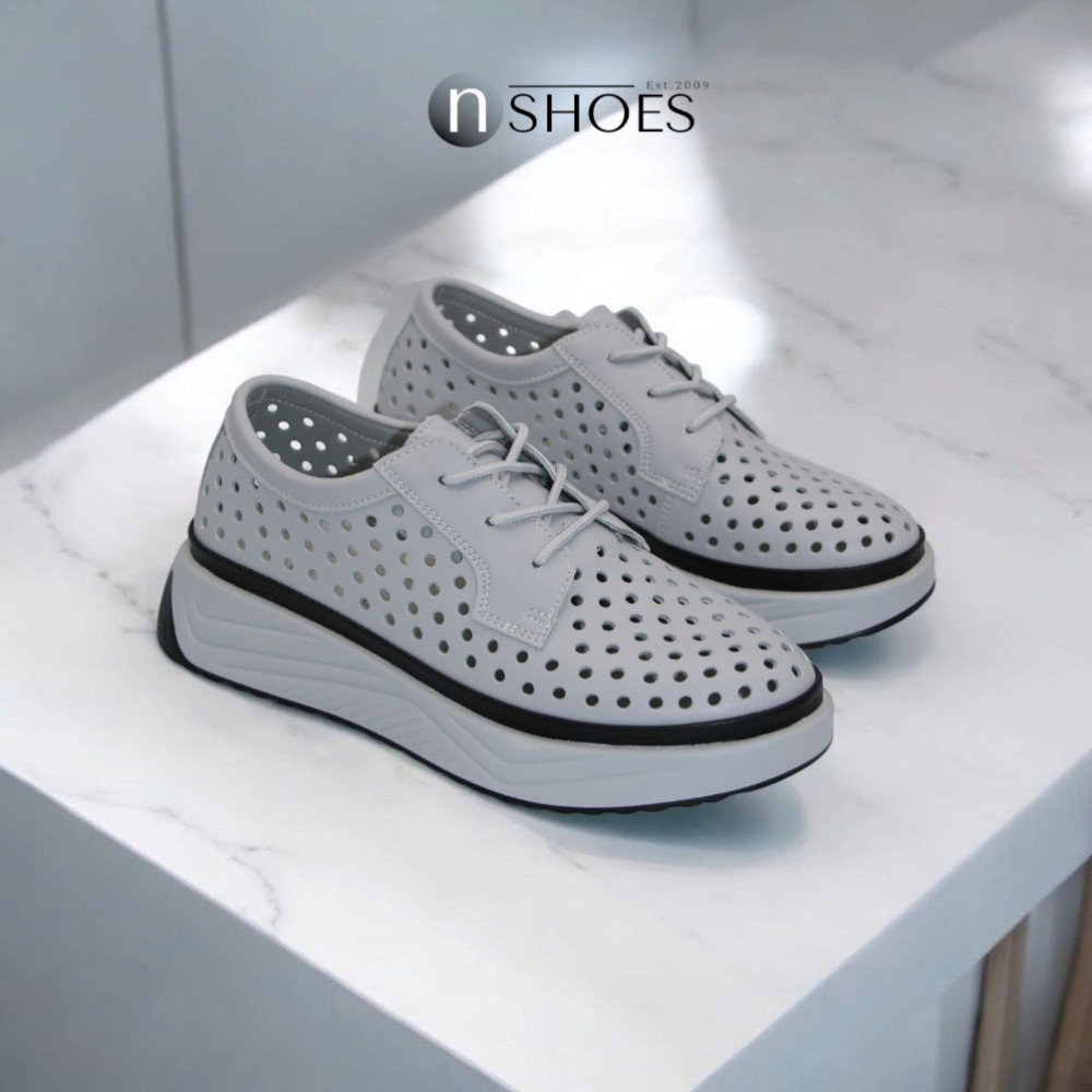 Жіночі мокасини на високій платформі Allsy модель 5892