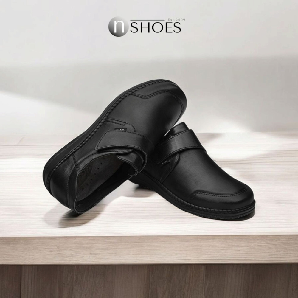 Женские комфортные туфли на липучке Axel (Польша) модель 5895