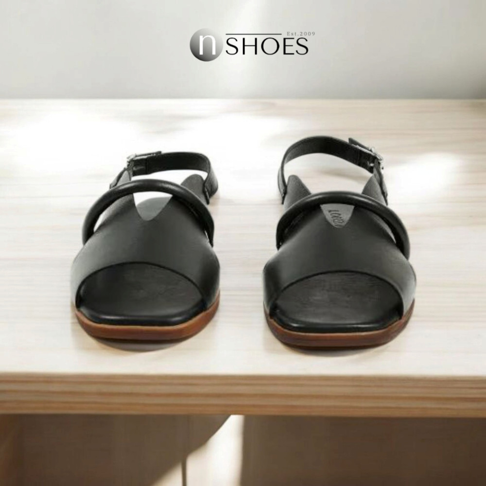 Women’s leather sandals Lonza 199973 2506 Bergen Black 5897