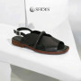 Women’s leather sandals Lonza 199973 2506 Bergen Black 5897