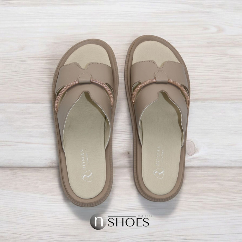 Жіночі шкіряні шльопанці Romax Comfort модель 5905