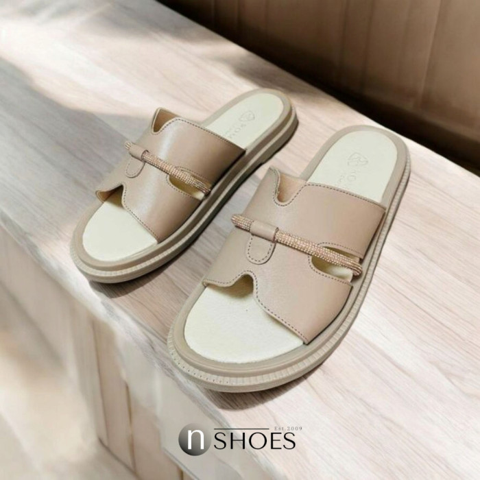 Женские кожаные шлёпанцы Romax Comfort модель 5905
