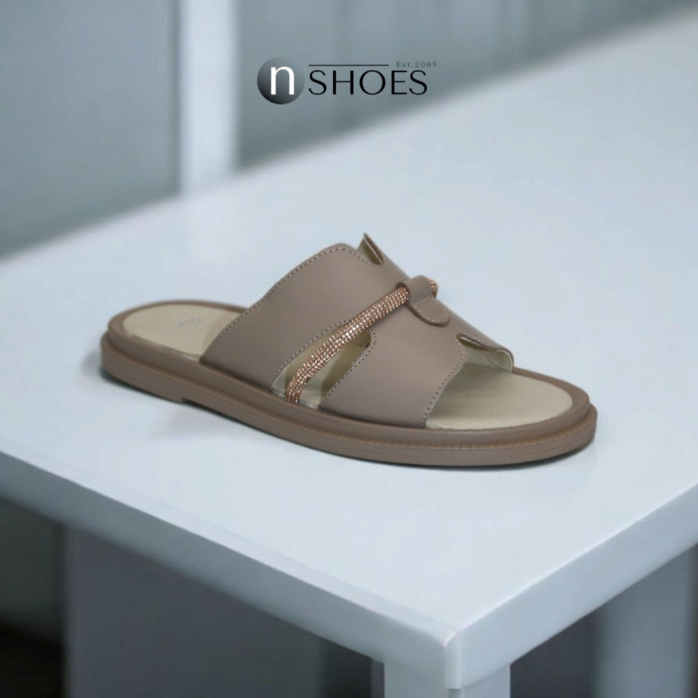 Жіночі шкіряні шльопанці Romax Comfort модель 5905