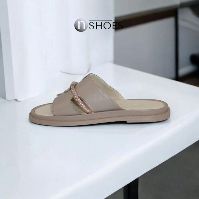 Женские кожаные шлёпанцы Romax Comfort модель 5905