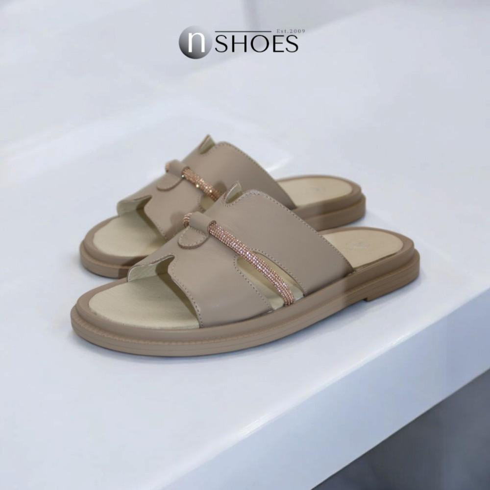 Жіночі шкіряні шльопанці Romax Comfort модель 5905