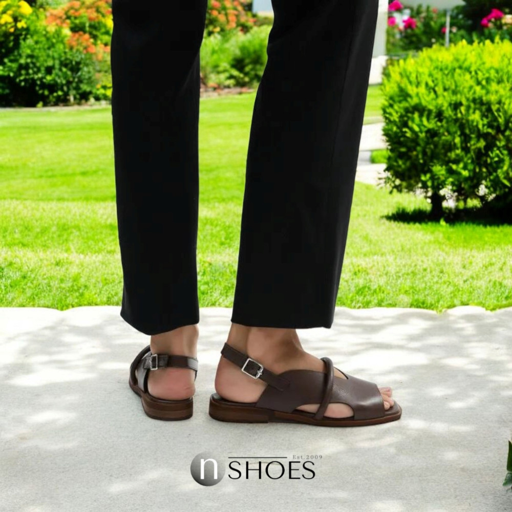 Женские коричневые босоножки Lonza Bergen Brown New York модель 5911