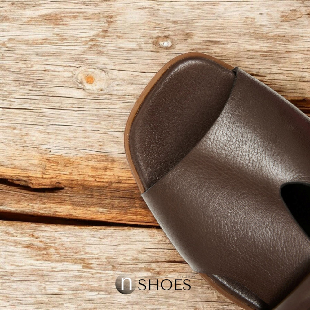 Женские коричневые босоножки Lonza Bergen Brown New York модель 5911