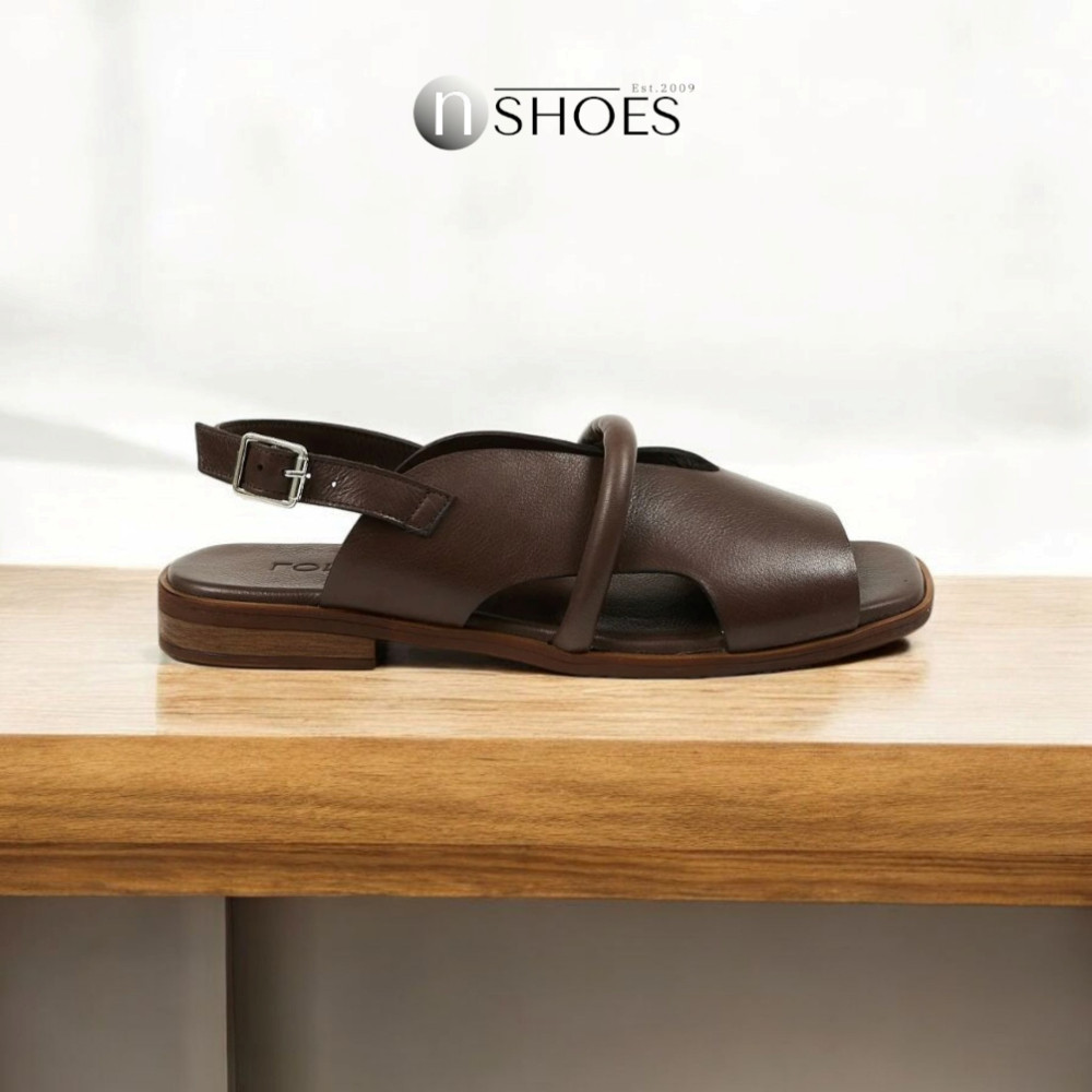 Женские коричневые босоножки Lonza Bergen Brown New York модель 5911