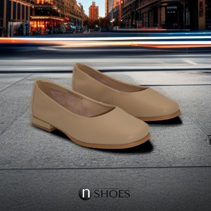 Women's leather ballet flats Lonza model 5913