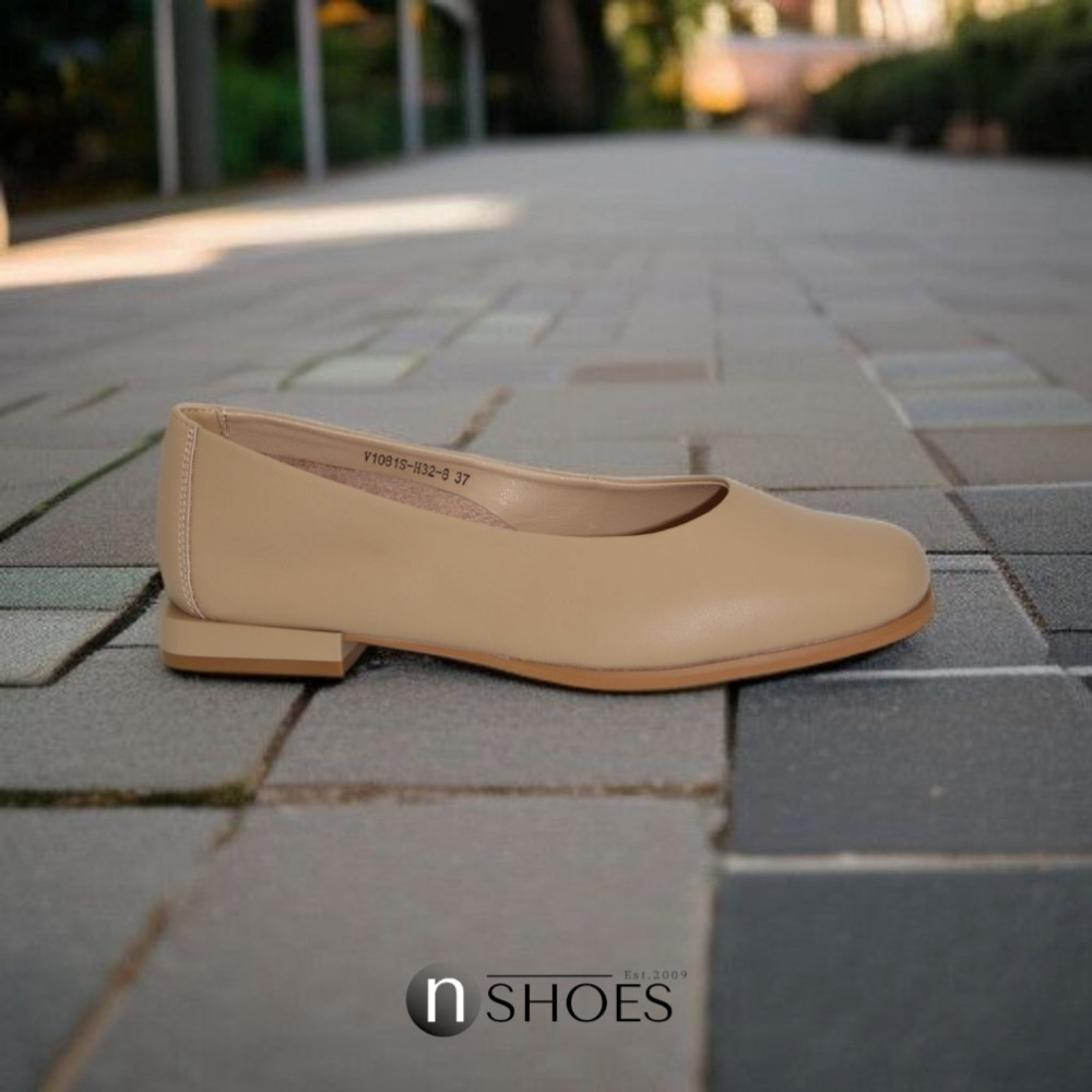 Women's leather ballet flats Lonza model 5913